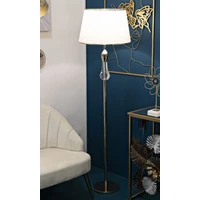 Kép 5/6 - Pozsonyi állólámpa elegáns díszítéssel arany/bézs ø 45x165 cm