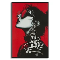 Kép 1/9 - Psyco falikép LED fénnyel vászonra nyomtattva kerettel -B- 60X3,5X90 cm