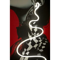 Kép 9/9 - Psyco falikép LED fénnyel vászonra nyomtattva kerettel -B- 60X3,5X90 cm 5