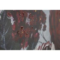 Kép 4/6 - Pünkösdi rózsás festmény fehér/piros/zöld 120x3,7x60 cm 3