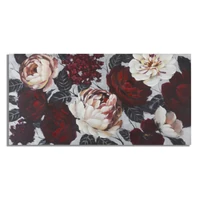Kép 1/6 - Pünkösdi rózsás festmény fehér/piros/zöld 150x3,8x76 cm