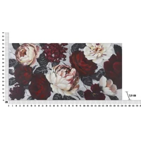 Kép 6/6 - Pünkösdi rózsás festmény fehér/piros/zöld 150x3,8x76 cm 5