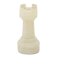 Kép 2/10 - Quarzt sakk készlet 8 db-os fehér/arany ø 4,4x9,2-4,3x13,3-5x16-x4,5x10,3 cm