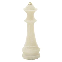 Kép 5/10 - Quarzt sakk készlet 8 db-os fehér/arany ø 4,4x9,2-4,3x13,3-5x16-x4,5x10,3 cm