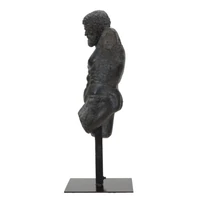 Kép 10/13 - Római szobor férfi fekete 26x22x57,5 cm 2
