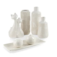 Kép 2/2 - Romina kerámia tál Krémszín 39x18x3 cm 1