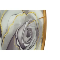Kép 3/6 - Rose falióra arany/fehér ø 80x5 cm