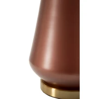 Kép 5/7 - Rosenthal asztali lámpa barna/arany ø 35,5x65 cm
