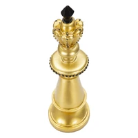 Kép 2/6 - Sakk király figura arany/fekete ø 11x32,5 cm