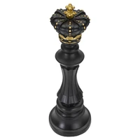 Kép 2/6 - Sakk király figura fekete/arany ø 13x40,5 cm