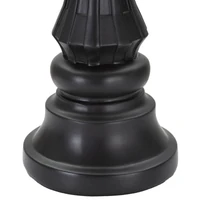 Kép 4/6 - Sakk király figura fekete/arany ø 13x40,5 cm