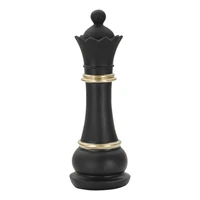 Kép 1/6 - Sakk királynő fekete ø 9x25,5 cm