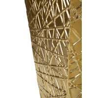 Kép 8/8 - Squer váza pár arany 34x34x90-25x25x78 cm 5