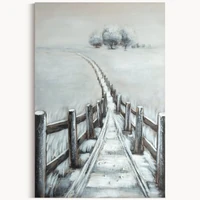 Kép 1/2 - Tájkép 653 Szürke 80x120x3 cm