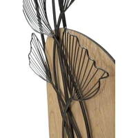 Kép 4/6 - Tali fali dekoráció barna/fekete 70x3x100 cm 3