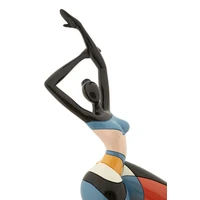 Kép 4/7 - Táncoló lány figura többszínű 11,5x9x38,5 cm 2