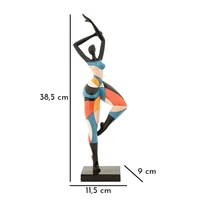 Kép 2/7 - Táncoló lány figura többszínű 11,5x9x38,5 cm 6