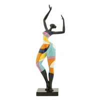 Kép 1/7 - Táncoló lány figura többszínű 12,5x10x38 cm