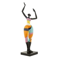 Kép 3/7 - Táncoló lány figura többszínű 12,5x10x38 cm 1