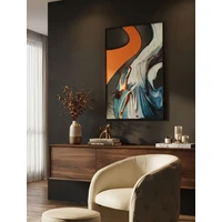 Kép 3/10 - Táncoló nő falikép LED fénnyel vászonra nyomtattva kerettel 60X3,5X90 cm 7