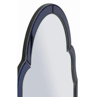 Kép 4/8 - Tangeri fali tükör üveg szegéllyel kék 47x1x80 (tükör mérete 41x74 ) cm 1