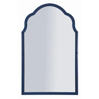 Kép 1/8 - Tangeri fali tükör üveg szegéllyel kék 62x1x100 (tükör mérete 55x94 ) cm