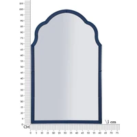 Kép 6/8 - Tangeri fali tükör üveg szegéllyel kék 62x1x100 (tükör mérete 55x94 ) cm 7