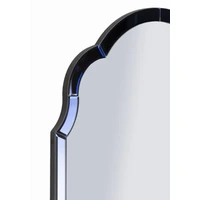 Kép 3/7 - Tangeri kék fali tükör üveg szegéllyel kék 55x2x150 (tükör mérete 49x144 ) cm 1