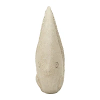 Kép 3/7 - Tengeri hal figura homokkő textúra bézsszín -a- 25,3X8,6X24,5 cm 1