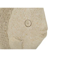 Kép 5/7 - Tengeri hal figura homokkő textúra bézsszín -a- 25,3X8,6X24,5 cm 3