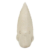 Kép 2/7 - Tengeri hal figura homokkő textúra bézsszín -b- 16,7X6,5X16,8 cm 1