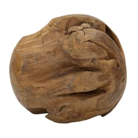 Kép 2/10 - Tölgyfából gömb barna ø 50 cm