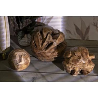 Kép 9/10 - Tölgyfából gömb barna ø 50 cm