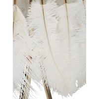 Kép 5/7 - Toll állólámpa 3 lábbal arany/fehér ø 46x147 cm