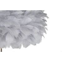 Kép 3/6 - Toll slim állólámpa tollakkal arany/szürke ø 43x170 cm
