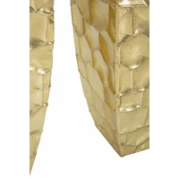 Kép 6/7 - Tris váza fémből 3 db-os szett arany 38x38x94-30,5x30,5x76-23x23x63 cm 4