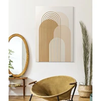Kép 5/6 - Vászonkép geometriai mintával -b- 80x3x120 cm 4