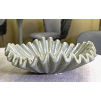 Kép 6/7 - Velence tál zöld ø 40x13 cm