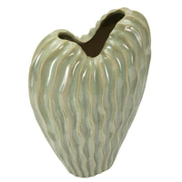 Kép 4/7 - Velence váza zöld 27x14x46,5 cm 2