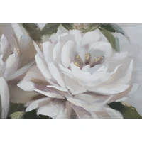 Kép 3/6 - Virágos felstmény fehér/zöld 100x3,7x80 cm 2