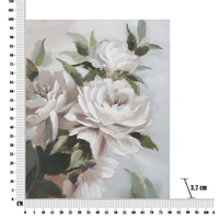 Kép 6/6 - Virágos felstmény fehér/zöld 100x3,7x80 cm 5