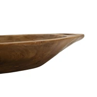 Kép 6/8 - Wan tál tölgyfából barna 37x26,5x7 cm 3