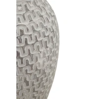 Kép 3/6 - Wave váza törtfehér/arany ø 19,5x34 cm