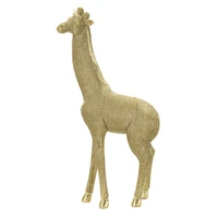 Kép 3/7 - Zsiráf figura arany 19.8x8x40 cm 1