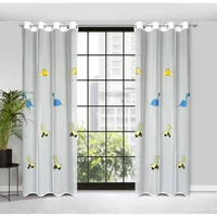 Kép 1/9 - dino-dinos-dekor-fuggony-gyerekszobaba-feher-140-x-250-cm