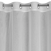 Kép 5/8 - kejti-egyszinu-dekor-fuggony-eso-mintaval-feher-140-x-250-cm-ringli-fuzolyuk