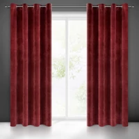 Kép 1/9 - villa-barsony-sotetito-fuggony-burgundi-voros-140-x-250-cm