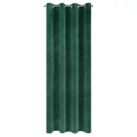 Kép 3/9 - Villa bársony sötétítő függöny Sötétzöld 140x250 cm 2