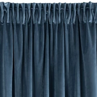 Kép 4/9 - Ria bársony sötétítő függöny Gránátkék 140x270 cm 3