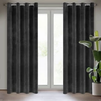 Kép 1/9 - ria-barsony-sotetito-fuggony-fekete-140-x-250-cm-hs315197